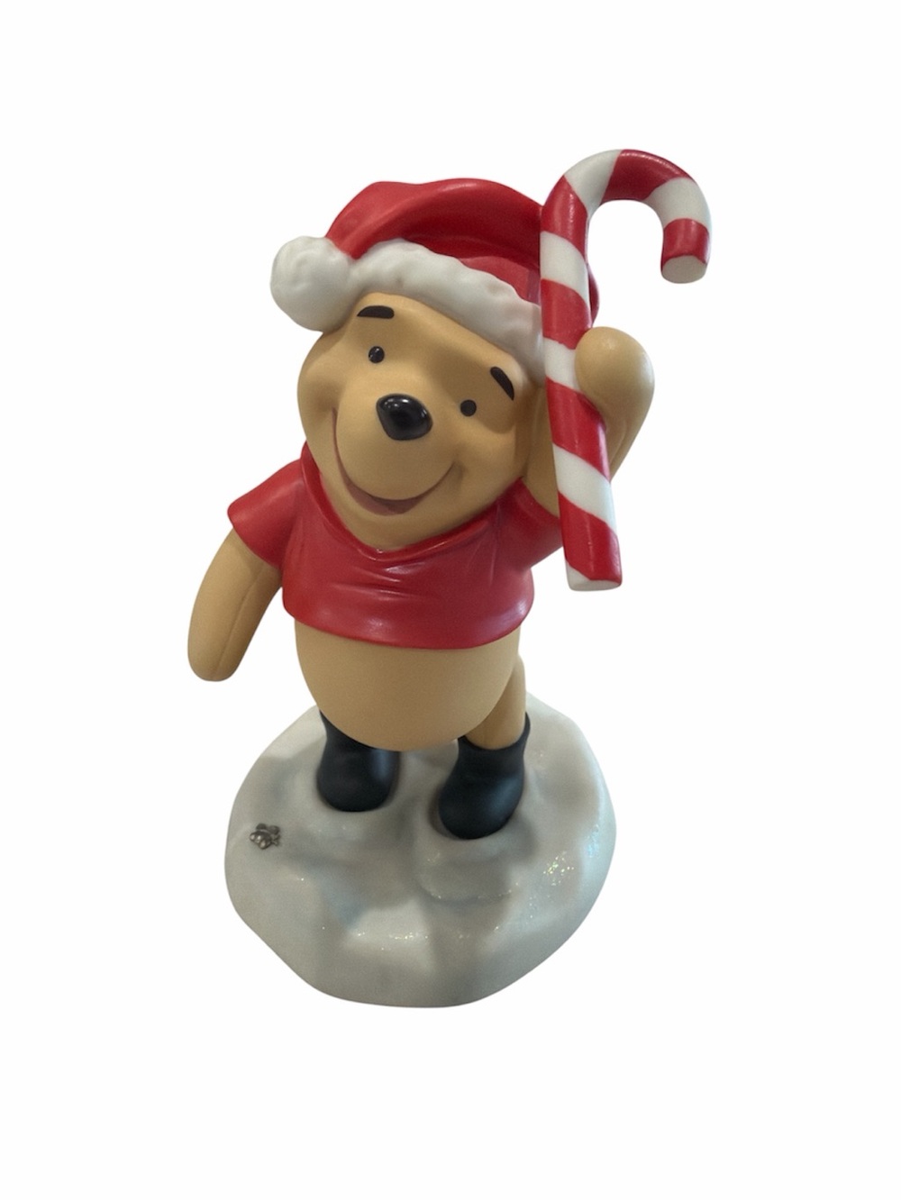 Pooh & Friends Winnie the Pooh w/CandyCane Wishing you the sweetest holiday ever
